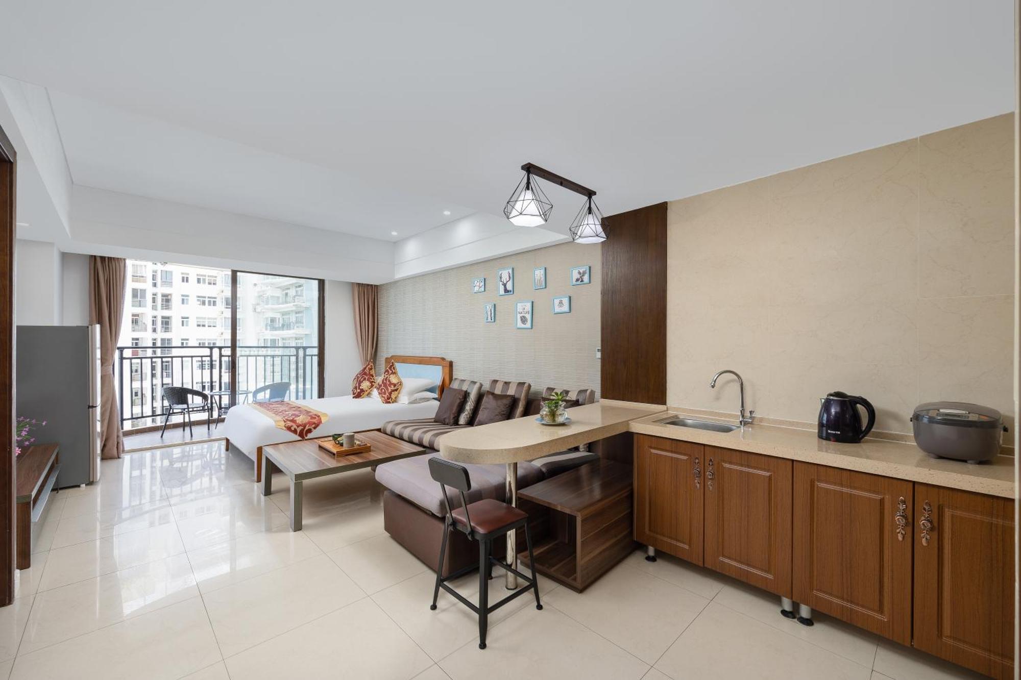 Sanya Sun And Sea Gueshouse Aparthotel Buitenkant foto